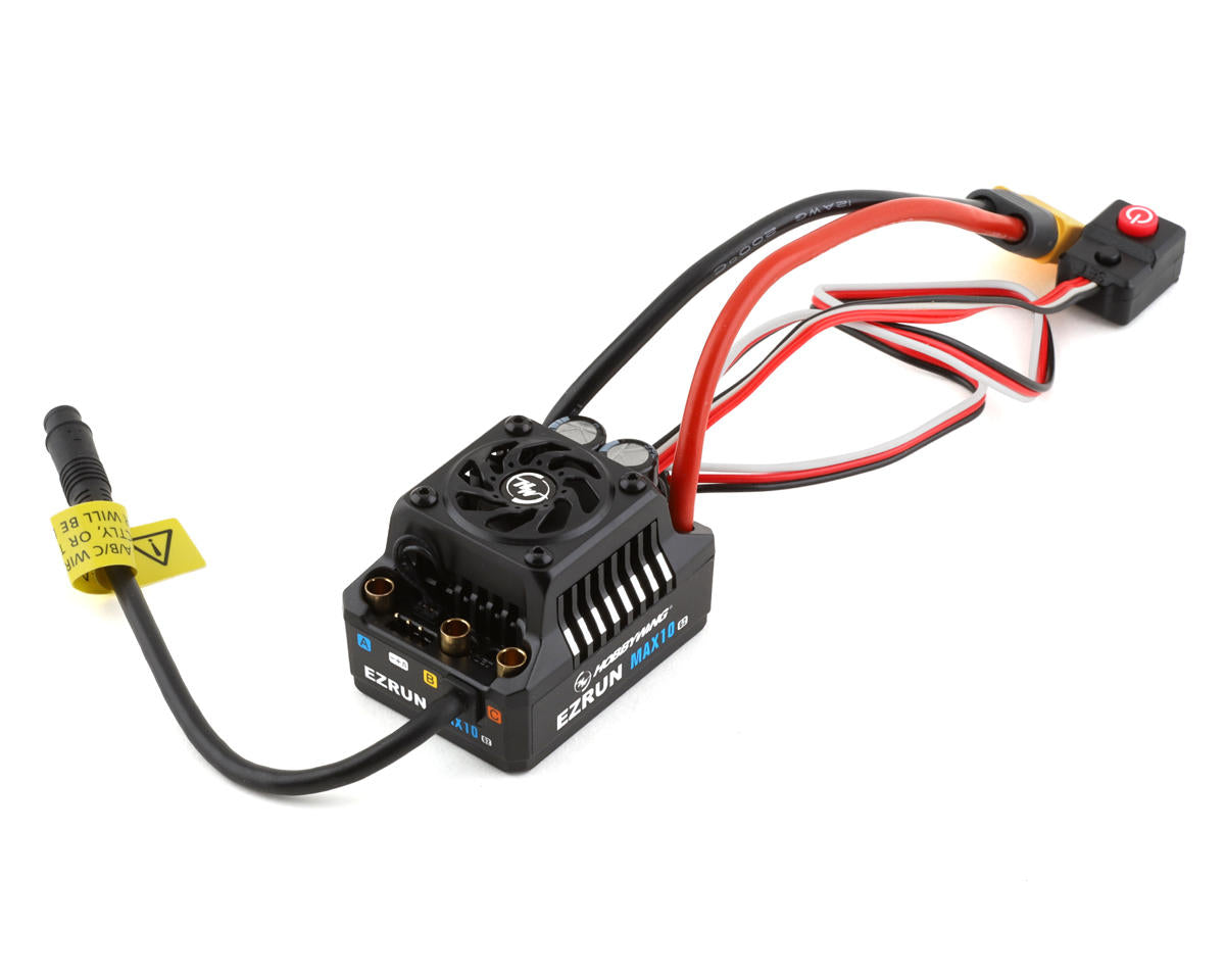 HOBBYWING EZRun MAX10 G2 140A 2-4S Sensored Waterproof Brushless ESC - HW30102603