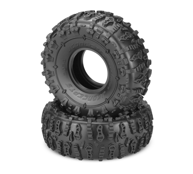 JCONCEPTS RUPTURES 2.2in Truck/ Crawler Super Soft Green Compound Tyres w/ Foams 2pcs - JC3036-02