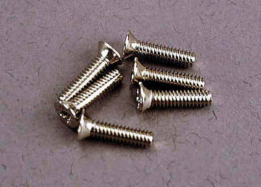 TRAXXAS 2x8mm Phillips Drive Countersunk Screws 6pcs - 3161