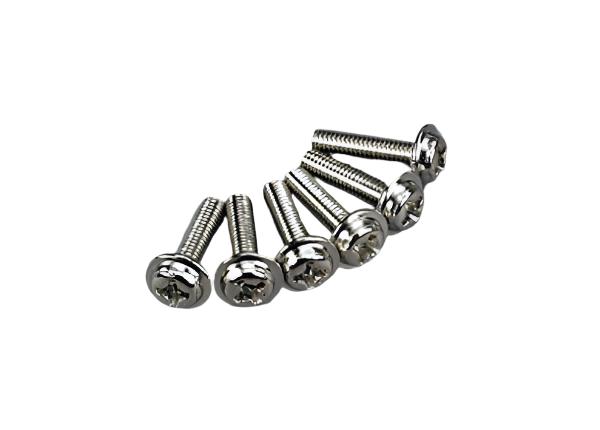 TRAXXAS 3x12mm Phillips Drive Washer Head Screws 6pcs - 3186