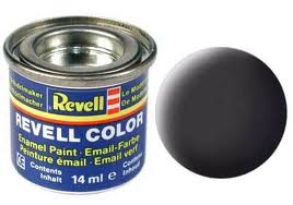 REVELL Tar Black Matt Enamel 14ml - 32106