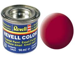 REVELL Carmine Red Matt Enamel 14ml - 32136