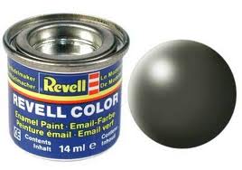 REVELL Olive Green Silk Satin Enamel 14ml - 32361