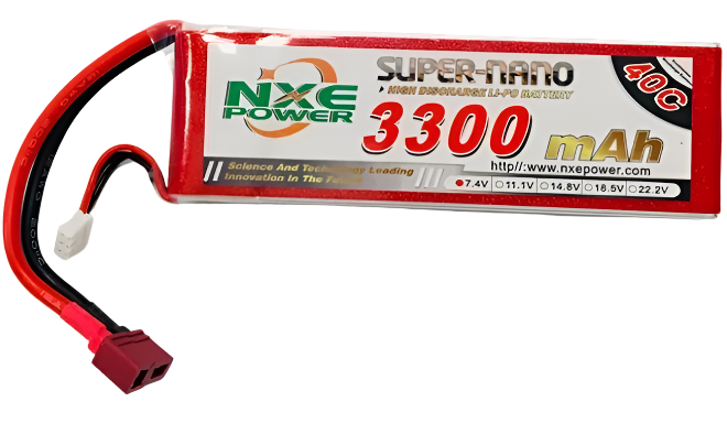 NXE 3300mah 7.4V 40c Lipo Battery SC Deans - 3300SC402SDEAN