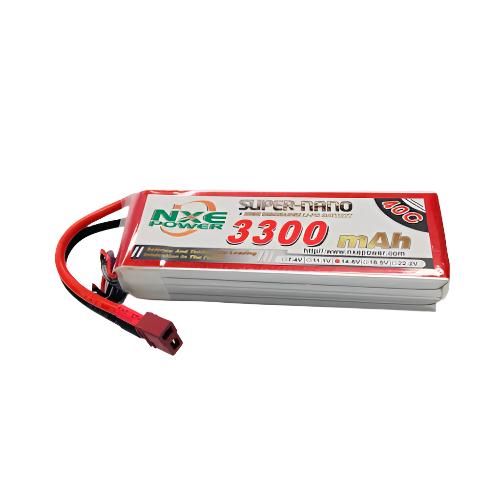 NXE 3300mah 14.8v 40c Lipo Battery SC Deans - 3300SC404SDEAN