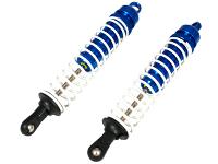 GV Rear Shock Set w/ White Springs Blue Aluminium 126mm 2pcs - 34B116A02