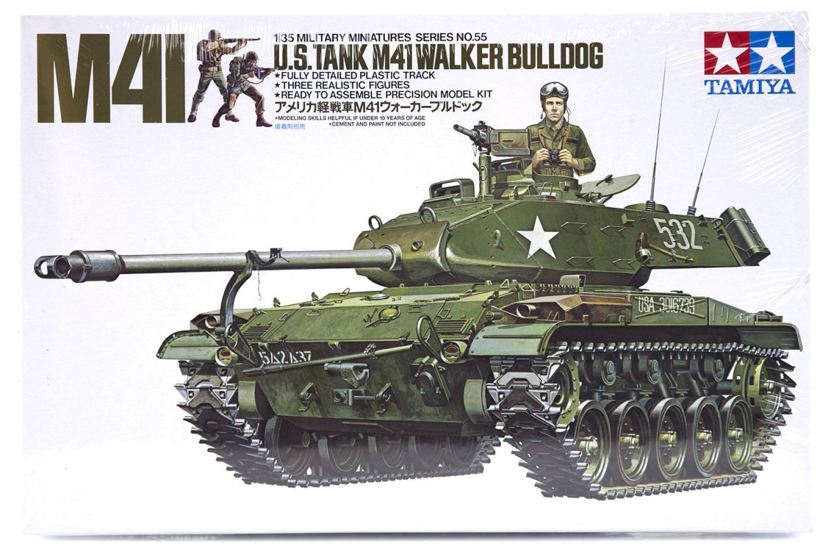 TAMIYA U.S. M41 Walker Bulldog Tank 1:35 - T35055