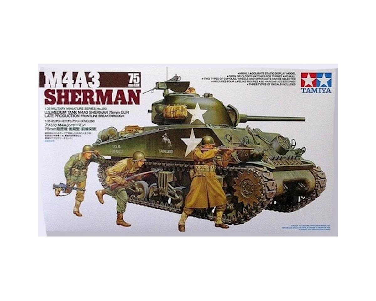 TAMIYA M4A3 Sherman Tank 75mm Gun Late Model 1:35 - T35250