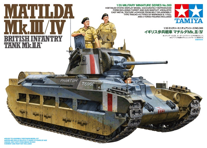 TAMIYA British Infantry Matilda MK. 3/4 Tank 1:35 - T35300