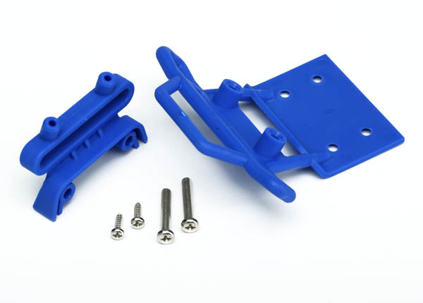 TRAXXAS Front Bumper & Mount Blue w/ Screws - 3621X