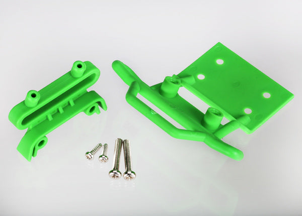 TRAXXAS Front Bumper & Mount Green w/ Screws - 3621A