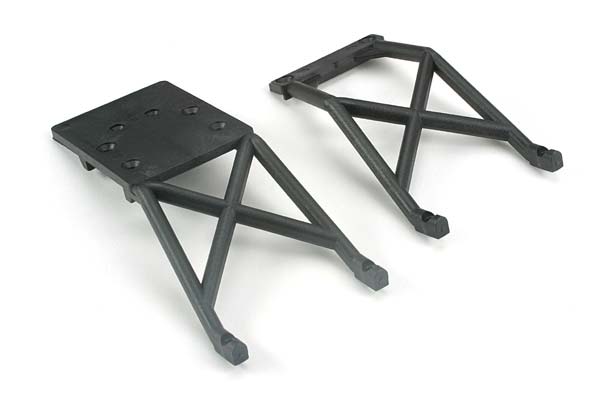 TRAXXAS Skid Plates Black Fr & Rr - 3623