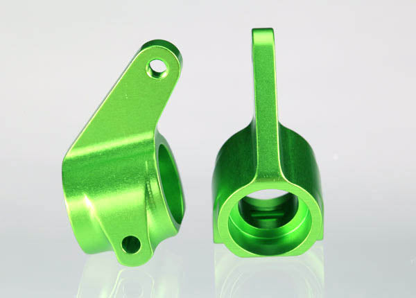 TRAXXAS Steering Blocks Green Aluminium w/ 5x11x4mm Bearings - 3636G