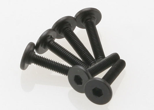 TRAXXAS 3x15mm Hex Drive Washer Head Screws 6pcs - 3646