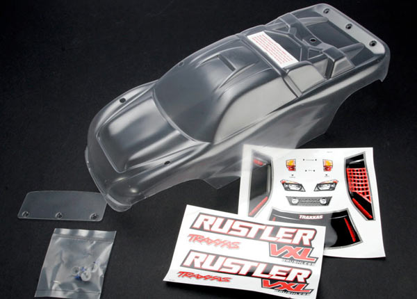 TRAXXAS Clear Body Shell suit 2wd Rustler - 3714