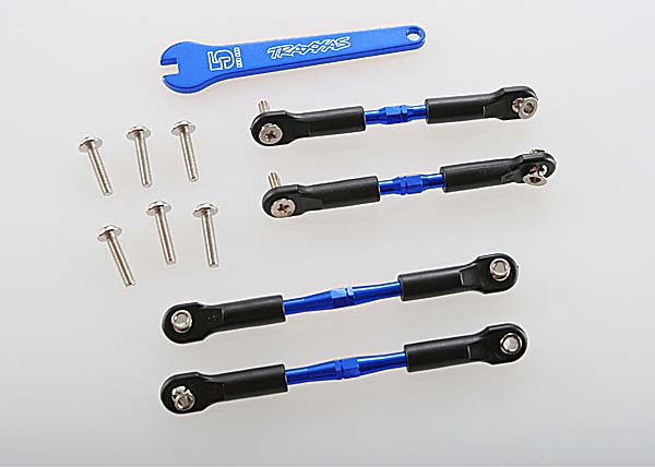 TRAXXAS Camber Link Set Blue Aluminium 4pcs - 3741A