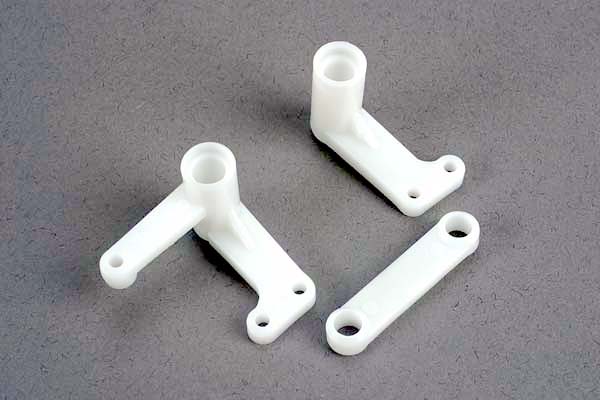 TRAXXAS Steering Bellcrank & Draglink White - 3743