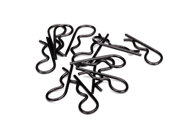 TRAXXAS BODY CLIPS, HEAVY DUTY, BLK (12) - 3934A