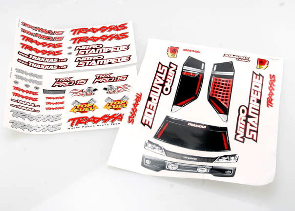 TRAXXAS Nitro Stampede Decal Sheets - 4113X