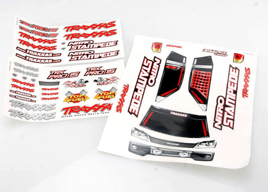 TRAXXAS Nitro Stampede Decal Sheets - 4113X