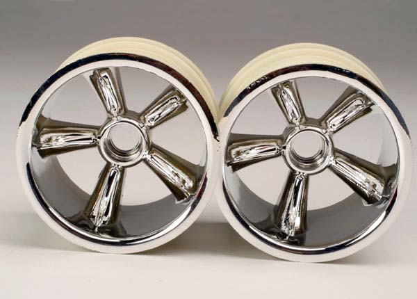 TRAXXAS Pro-Star Chrome Wheels Front 2pcs - 4174