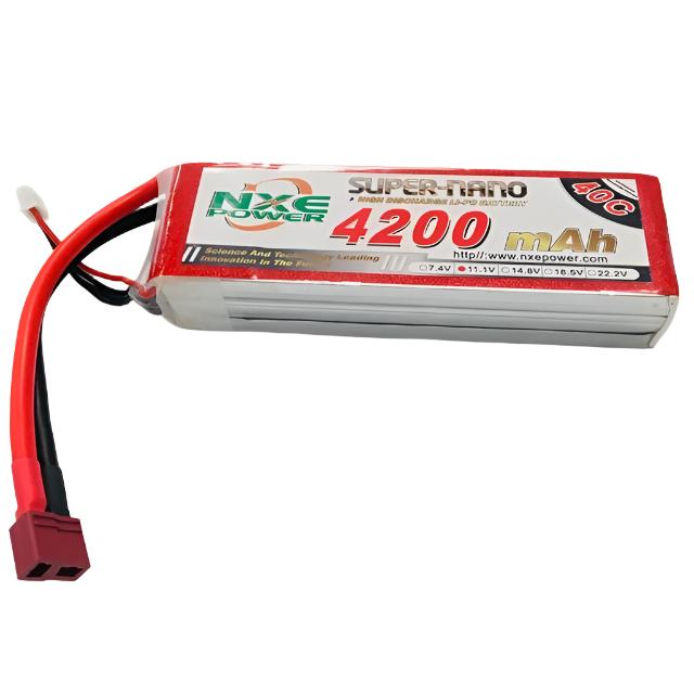 NXE 4200mah 11.1v 40c Lipo Battery SC Deans - 4200SC403SDEAN