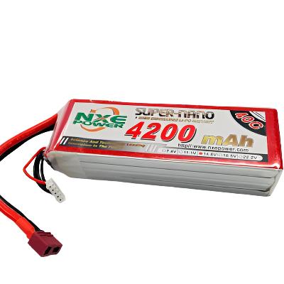 NXE 4200mah 14.8V 40C Lipo Battery SC Deans - 4200SC404SDEAN