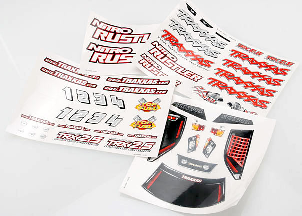 TRAXXAS Decal Sheets suit Nitro Rustler - 4413X