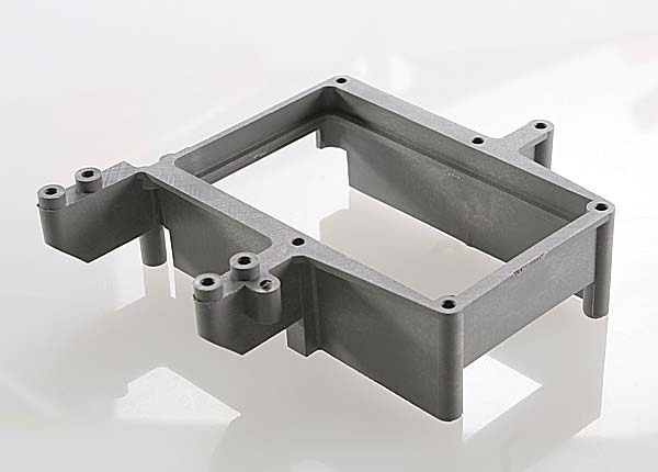 TRAXXAS Fuel Tank Box & Throttle Servo Mount Grey - 4432A