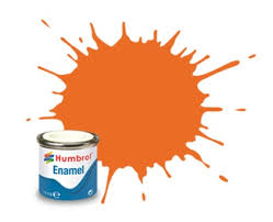 HUMBROL No.46 Orange Matt Enamel 14ml