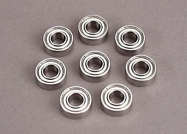 TRAXXAS 5x11x4mm Metal Shielded Bearings 8pcs - 4607