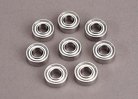 TRAXXAS 5x11x4mm Metal Shielded Bearings 8pcs - 4607