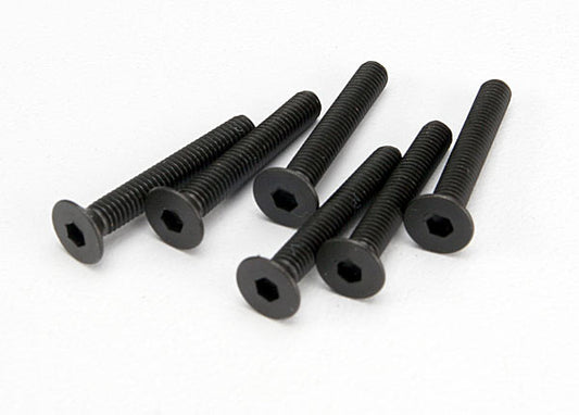 TRAXXAS 3x20mm Hex Drive Countersunk Head Screws 6pcs - 4857