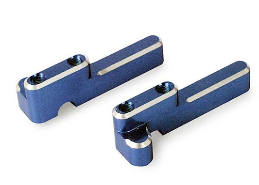 TRAXXAS Servo Mounts for Steering & Shift Blue Aluminium - 4918X