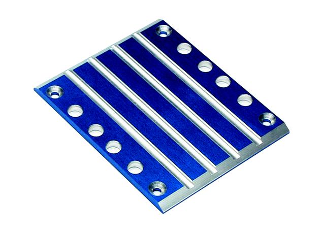 TRAXXAS Transmission Skid Plate T6 Blue Aluminium - 4947X