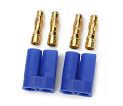 E-FLITE EC5 Male Connectors 2pcs - EFLAEC501