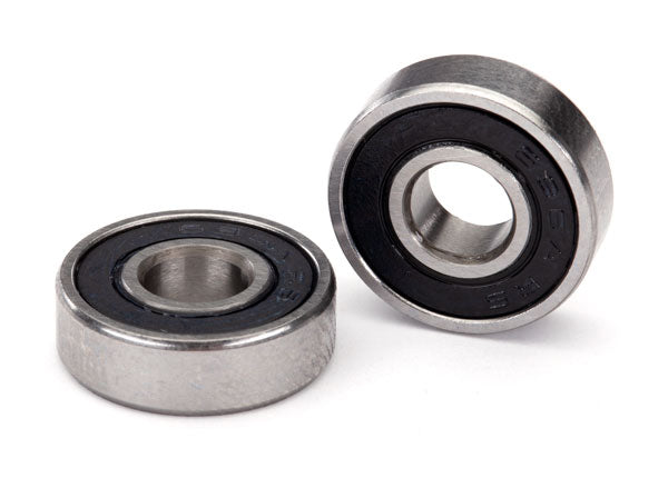 TRAXXAS 6x16x5mm Black Rubber Sealed Bearings 2pcs - 5099A