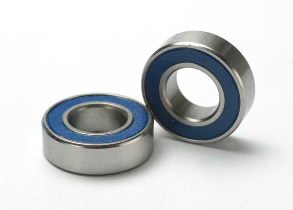 TRAXXAS 8x16x5mm Blue Rubber Sealed Bearings 2pcs - 5118