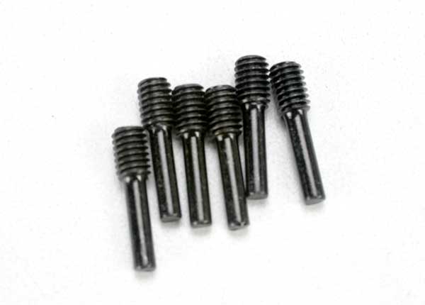 TRAXXAS 4x15mm Hex Drive Screw Pins 6pcs - 5145