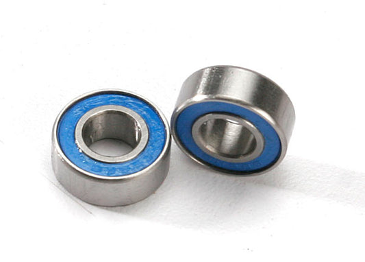 TRAXXAS 6x13x5mm Blue Rubber Sealed Bearings 2pcs - 5180