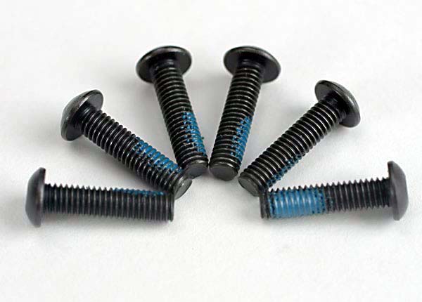 TRAXXAS 3x12mm Hex Drive Button Head Screws 6pcs - 5282