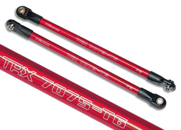 TRAXXAS Pushrods Red Aluminium w/ Rod Ends & Pivot Balls 2pcs - 5319X