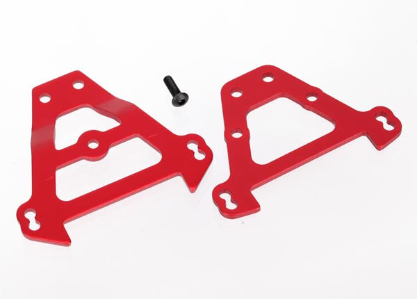 TRAXXAS Bulkhead Tie Bars Fr & Rr Red Aluminium - 5323R