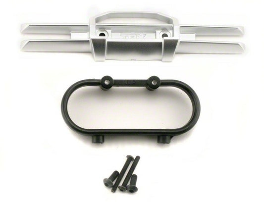 TRAXXAS Rear Bumper Satin Chrome w/ Mount & Screws - 5336