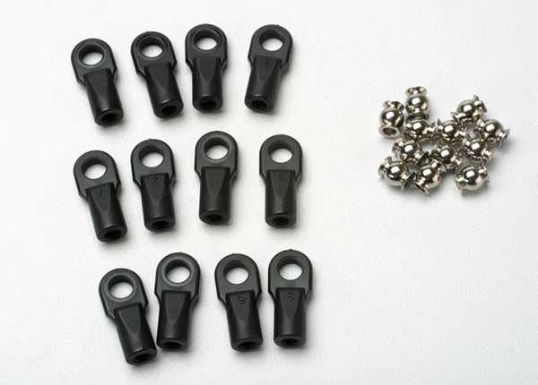 TRAXXAS Tie Rod Ends Large w/ Pivot Balls 12pcs/ea - 5347