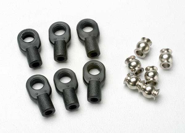 TRAXXAS Rod Ends Small suit Steering Links w/ Pivot Balls 6pcs/ea - 5349