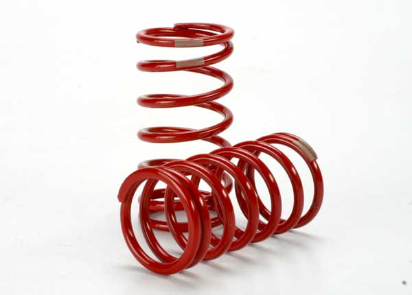 TRAXXAS GTR Shock Springs Rear 4.1 Tan Rate Red Finish 2pcs - 5440