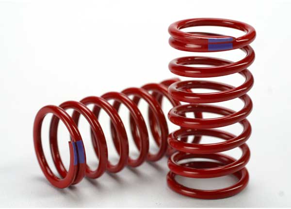 TRAXXAS GTR Shock Springs Fr/Rr 6.4 Purple Rate Red Finish 2pcs - 5445