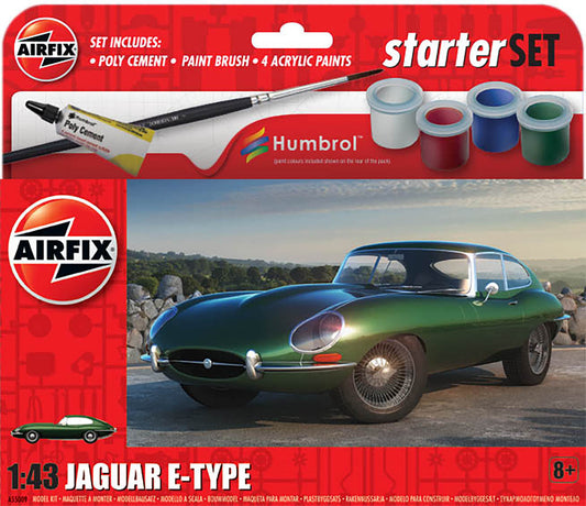 AIRFIX Jaguar E-Type Small Starter Set 1:43 - A55009