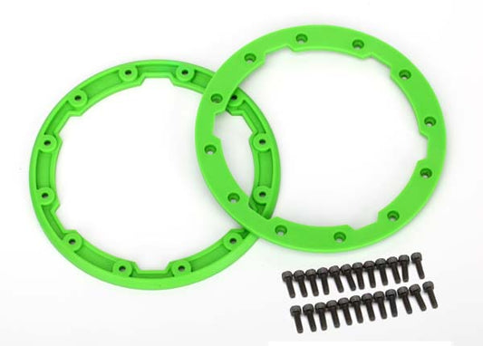 TRAXXAS Tyre Sidewall Protector Beadlock Green 2pcs - 5664